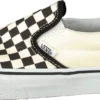 Vans K Classic Slip-On Checkerboard Black