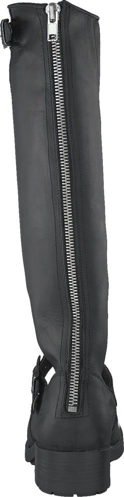 High Zip Back Black Shiny Silver 11 High Zip Back Black Shiny Silver -Duffy kauppa 49753 03 4