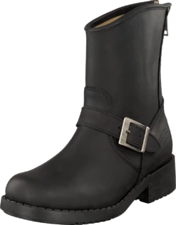 Low Boot Zip Back Black/Silver -Duffy kauppa 49754 00 2