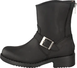 Low Boot Zip Back Black/Silver