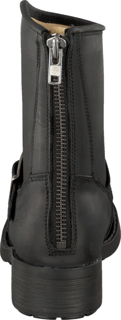 Low Boot Zip Back Black/Silver -Duffy kauppa 49754 00 4