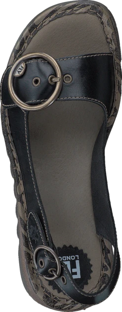 Fly London Tram Bridle Black -Duffy kauppa 50020 05 5