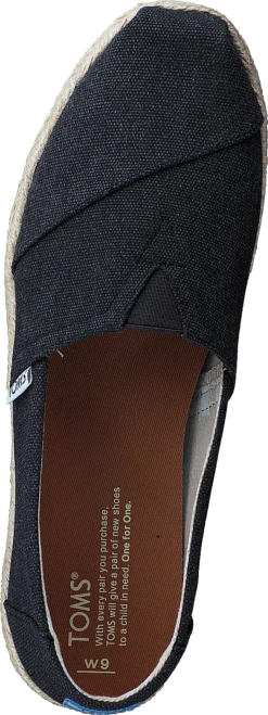 Toms Seasonal Classics Black Washed Canvas Rope Sole 12 Toms Seasonal Classics Black Washed Canvas Rope Sole -Duffy kauppa 50289 20 5