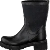 ILSE JACOBSEN Rubber Boot With Neoprene Shaft Black