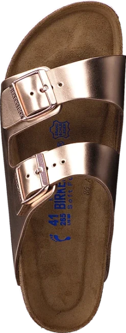 Birkenstock Arizona Slim Smooth Leather Metallic Copper -Duffy kauppa 54620 01 2