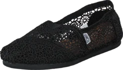 Toms Women's Classic Alpargata Moroccan Crochet Black -Duffy kauppa 55316 01 2