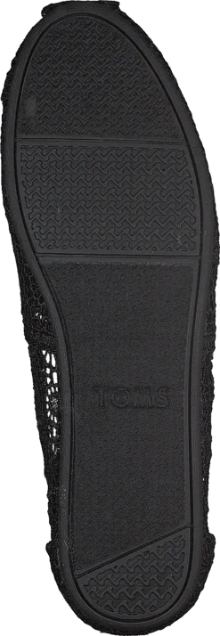 Toms Women's Classic Alpargata Moroccan Crochet Black -Duffy kauppa 55316 01 6