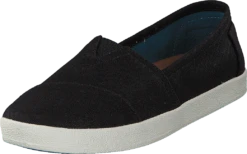 Toms Avlon Slip-On Black Coated Canvas -Duffy kauppa 55530 01 2