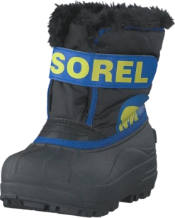 Sorel Children's Snow Commander 011 Black, Super Blue