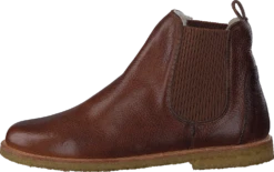 ANGULUS Chelsea Boot With Wool Lining 2509 Medium Brown