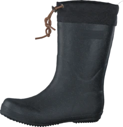 Bisgaard Rubber Boot Winter Thermo Glitter Black