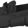 SWIMS Braided Lace Loafer Black
