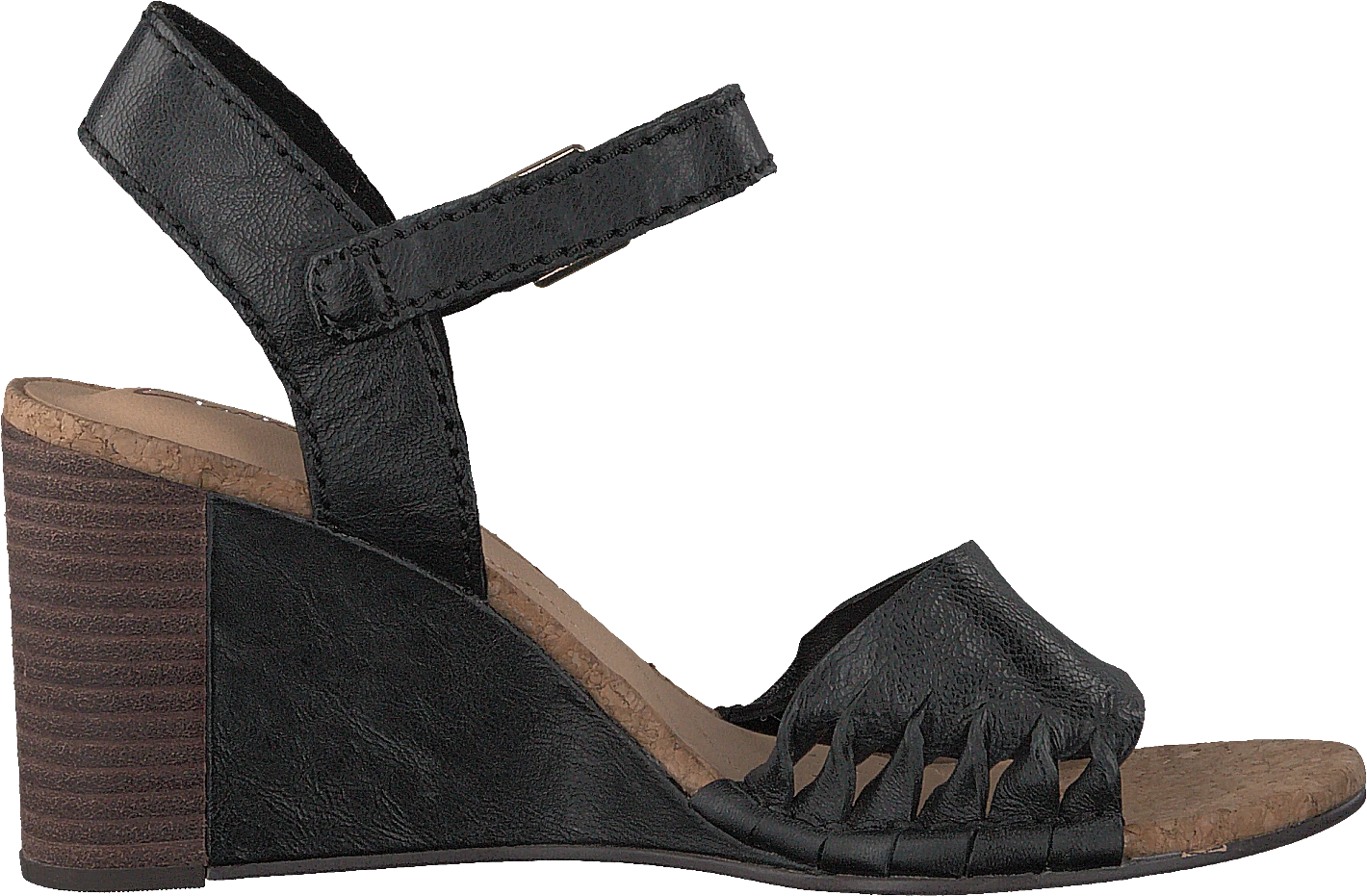 Clarks Spiced Poppy Black Leather 2 Clarks Spiced Poppy Black Leather - Image 2