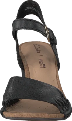 Clarks Spiced Poppy Black Leather 10 Clarks Spiced Poppy Black Leather -Duffy kauppa 60051 71 3