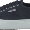 Superga 2790-cotw Linea And Down Navy-fwhite