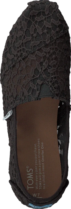 Toms Alpargata Black Lace Leaves 12 Toms Alpargata Black Lace Leaves -Duffy kauppa 60063 20 5