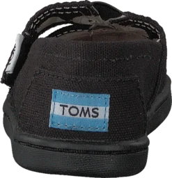 Toms Alpargata Tiny Black Canvas -Duffy kauppa 60063 36 4