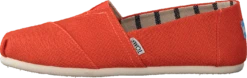 Toms Alpargata Tangerine Heritage Canvas