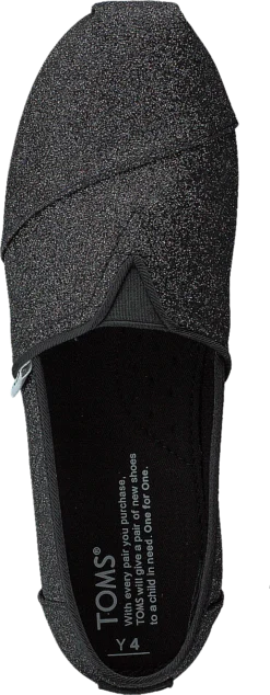 Toms Alpargata Youth Black Iridescent Glimmer 12 Toms Alpargata Youth Black Iridescent Glimmer -Duffy kauppa 60063 55 5