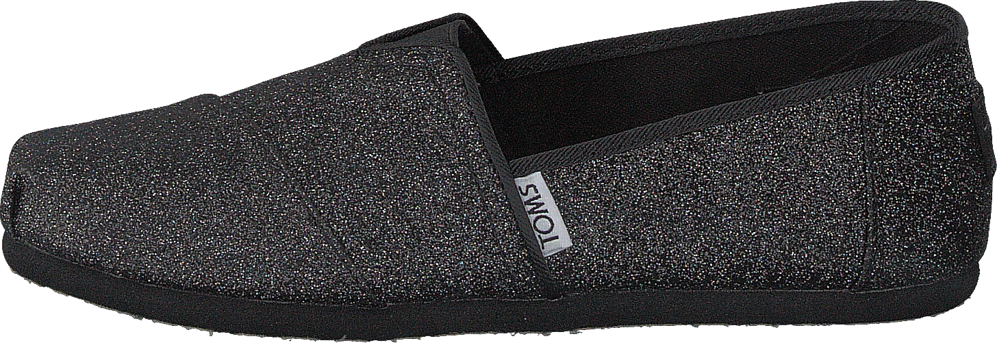 Toms Alpargata Youth Black Iridescent Glimmer 1 Toms Alpargata Youth Black Iridescent Glimmer
