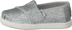 Toms Alpargata Tiny Silver Iridescent Glimmer