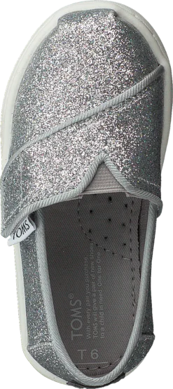 Toms Alpargata Tiny Silver Iridescent Glimmer -Duffy kauppa 60063 68 5