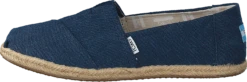 Toms Alpargata Navy Washed Canvas Rope Sole