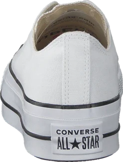 Converse Chuck Taylor All Star Lift Ox White/black/white -Duffy kauppa 60077 30 4