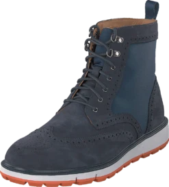 SWIMS Motion Wing Tip Boot Navy/orange 9 SWIMS Motion Wing Tip Boot Navy/orange -Duffy kauppa 60083 13 2