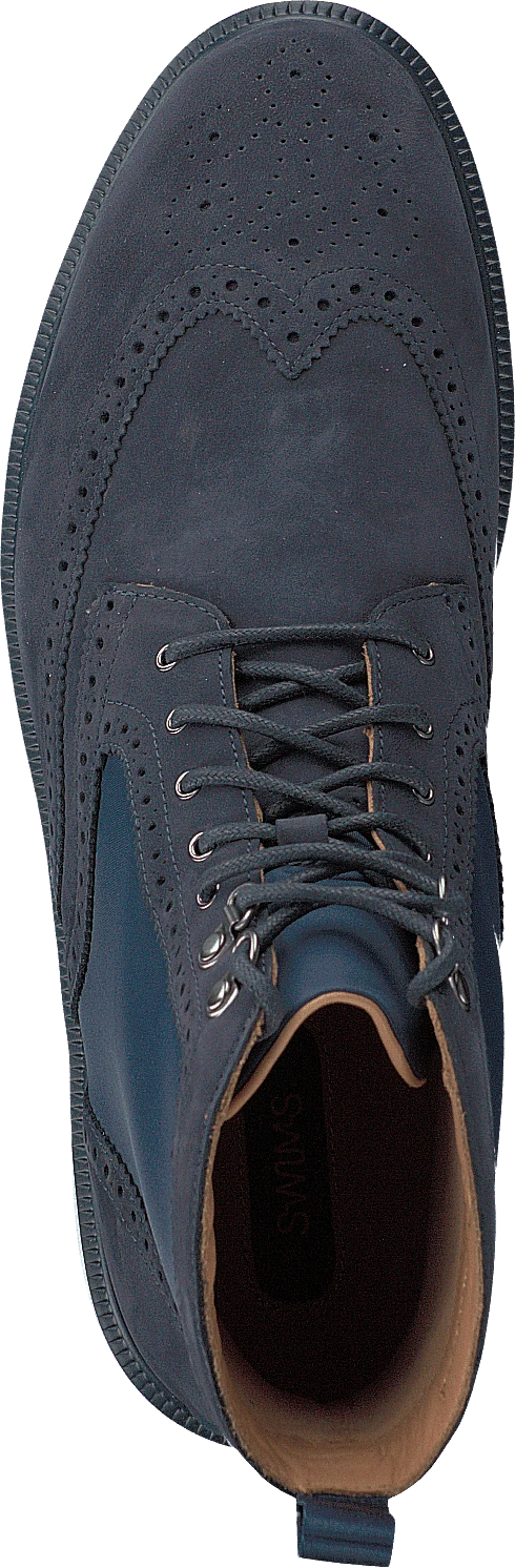 SWIMS Motion Wing Tip Boot Navy/orange 6 SWIMS Motion Wing Tip Boot Navy/orange - Image 6
