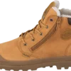 Palladium Pampa Hi Cuff Wps Amber Gold