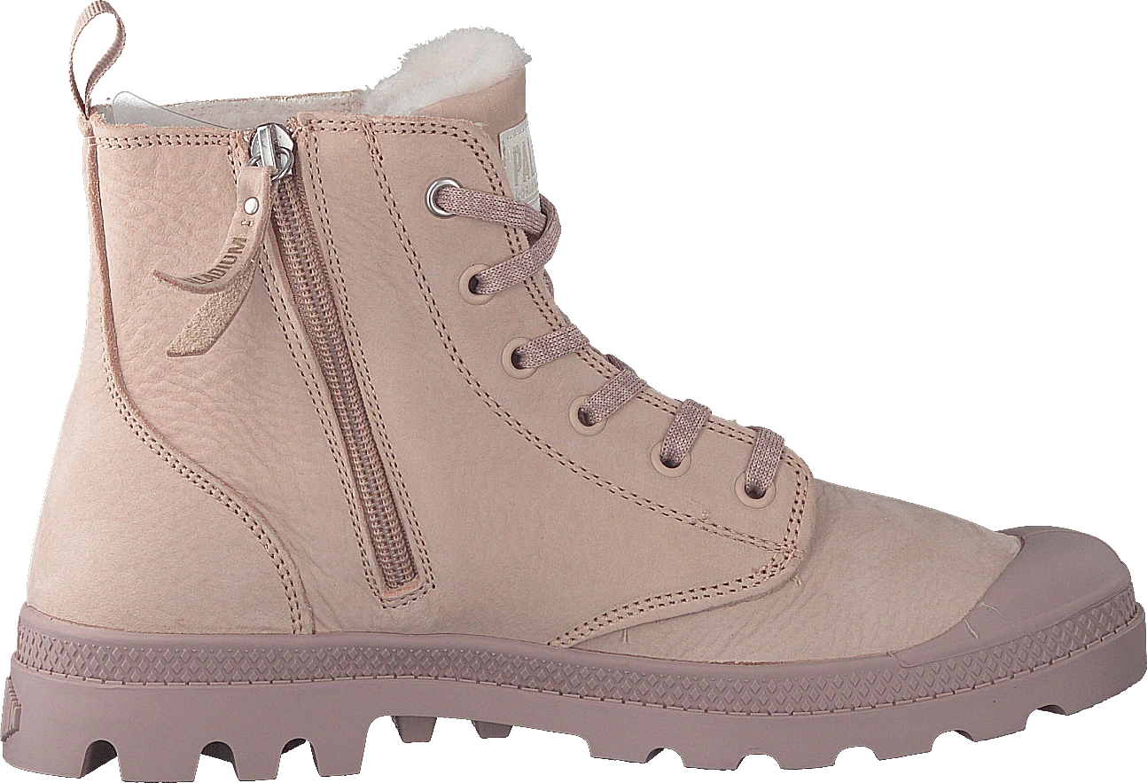 Palladium Pampa Hi Wool Zip Rose Dust 2 Palladium Pampa Hi Wool Zip Rose Dust - Image 2
