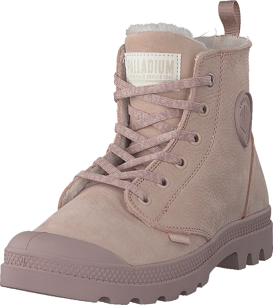 Palladium Pampa Hi Wool Zip Rose Dust 3 Palladium Pampa Hi Wool Zip Rose Dust - Image 3