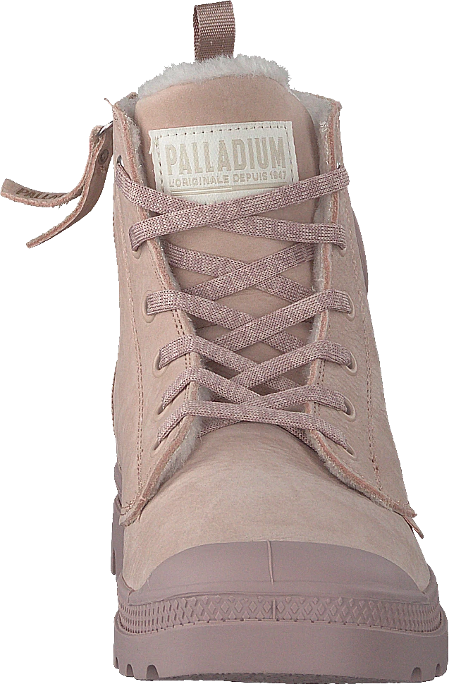 Palladium Pampa Hi Wool Zip Rose Dust 4 Palladium Pampa Hi Wool Zip Rose Dust - Image 4