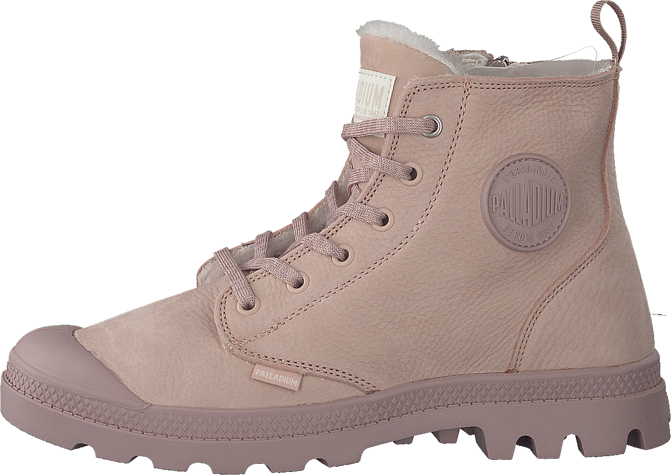Palladium Pampa Hi Wool Zip Rose Dust 1 Palladium Pampa Hi Wool Zip Rose Dust