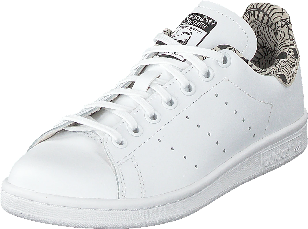 Adidas Originals Stan Smith J Ftwwht/ftwwht/cblack 3 Adidas Originals Stan Smith J Ftwwht/ftwwht/cblack - Image 3