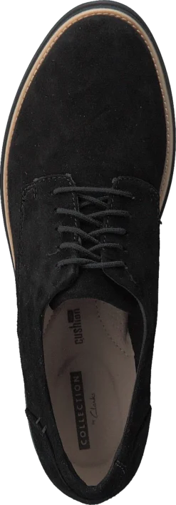 Clarks Sharon Noel Black Nubuck -Duffy kauppa 60111 37 5
