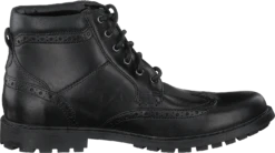 Clarks Curington Rise Blk Smooth Lea -Duffy kauppa 60111 42 1