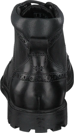 Clarks Curington Rise Blk Smooth Lea -Duffy kauppa 60111 42 4