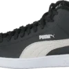 Puma Smash V2 Mid L Fur Jr Puma Black-puma White