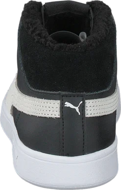 Puma Smash V2 Mid L Fur Jr Puma Black-puma White -Duffy kauppa 60113 39 4