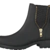 Low Chelsea Boot Black/shiny Gold