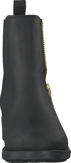 Low Chelsea Boot Black/shiny Gold -Duffy kauppa 60115 33 3