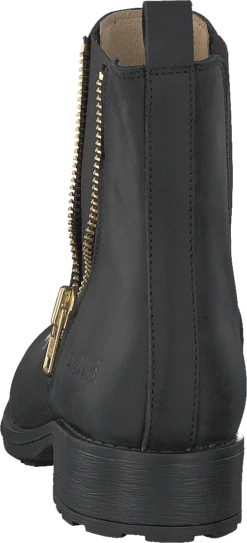 Low Chelsea Boot Black/shiny Gold -Duffy kauppa 60115 33 4