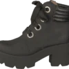 Mid Lace Boot Black/silver