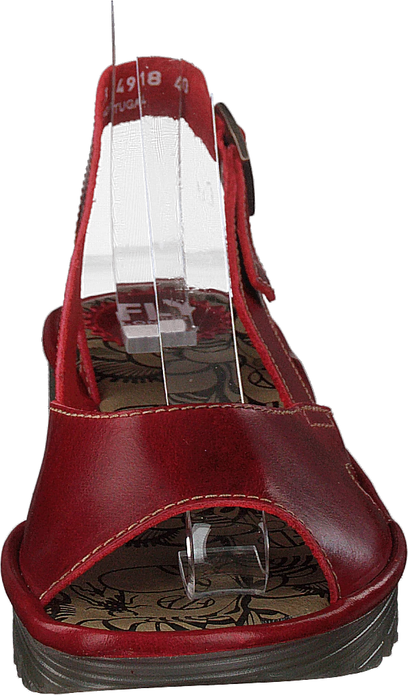 Fly London Edon034 Bridle Red 4 Fly London Edon034 Bridle Red - Image 4
