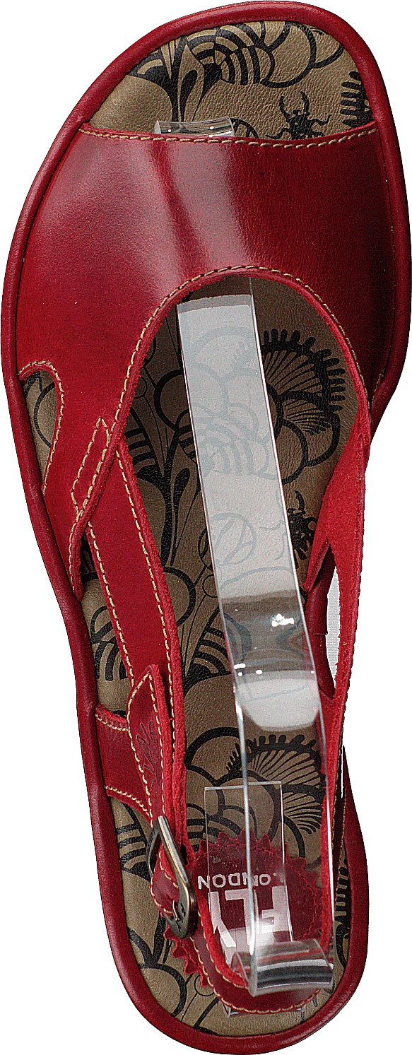 Fly London Edon034 Bridle Red 6 Fly London Edon034 Bridle Red - Image 6