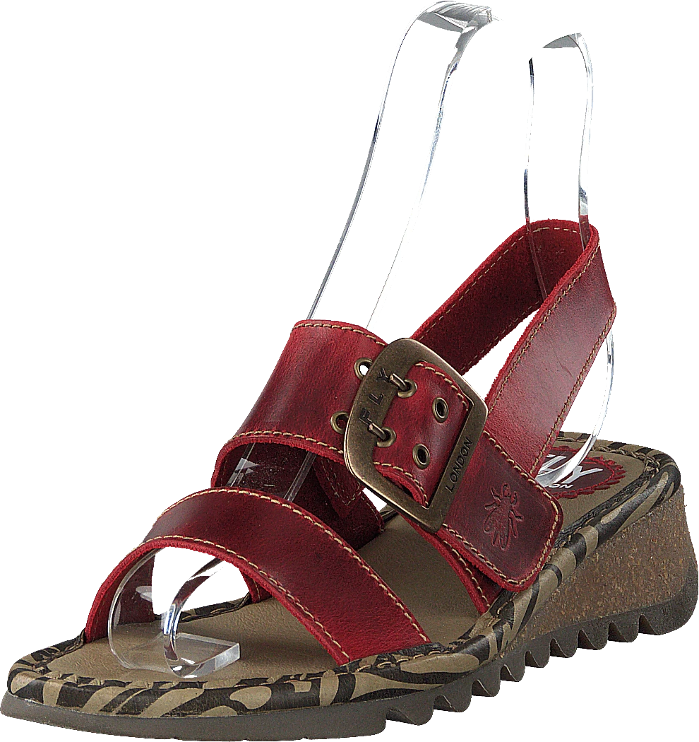 Fly London Tapi K Bridle Red 3 Fly London Tapi K Bridle Red - Image 3