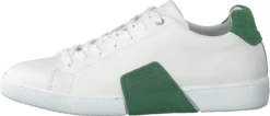 Clip M White/green