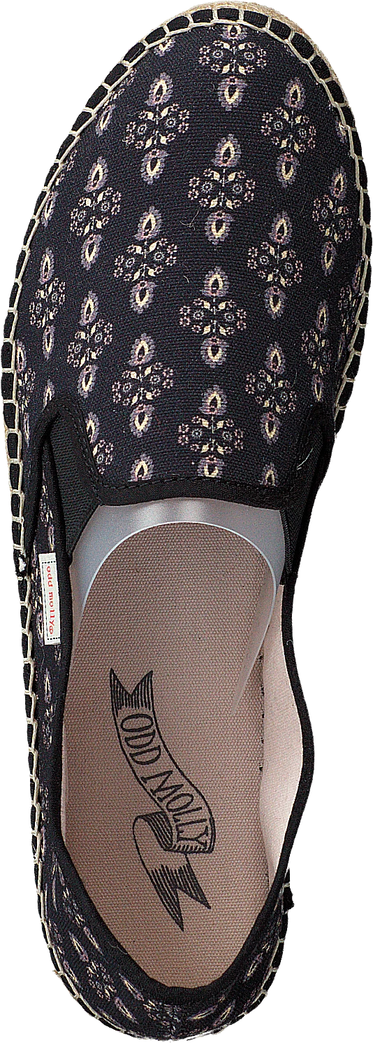 Odd Molly Vibrant Walker Espadrillo Almost Black 6 Odd Molly Vibrant Walker Espadrillo Almost Black - Image 6